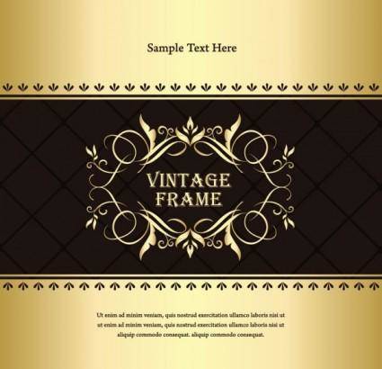 Classic european pattern background 02 vector