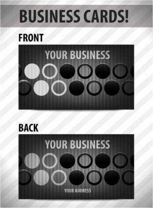 Business card template 02 vector