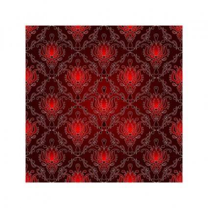 Red background pattern vector 4