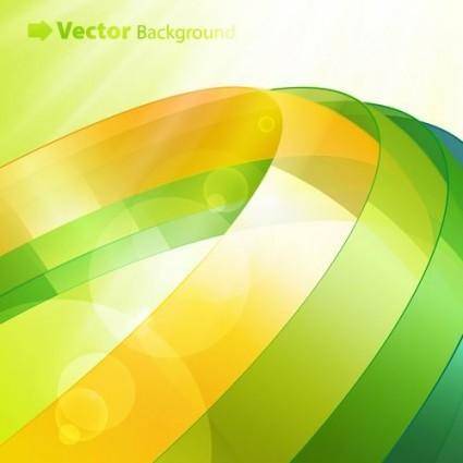 Colorful ribbons vector background 4