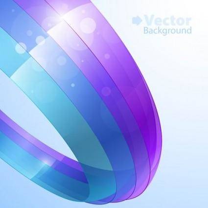 Colorful ribbons vector background 1