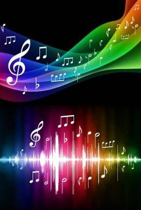 Symphony music background vector