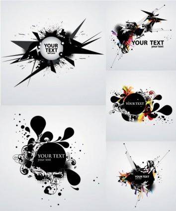 The trend of dynamic vector ink background