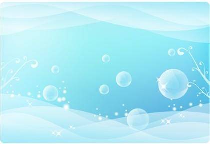 Butterfly Background and fantasy bubble vector material Free Download