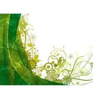Free green vector summer background