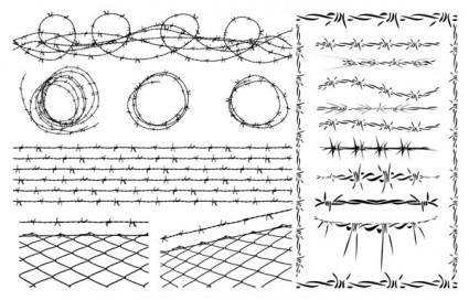 Barbed wire vector