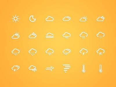 Small fresh weather icon vector
