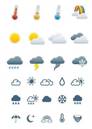 Weather icons vector
