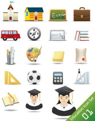 Everyday office supplies icon vector