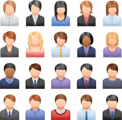 Free Vector Business People Icons