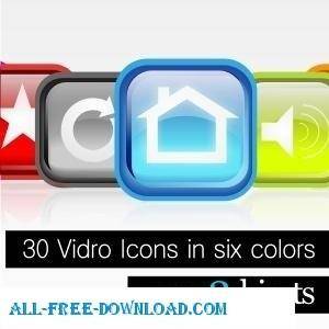30 Free Vidro Icon Png And Vector Pack In Six Colo