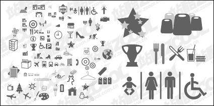 The more common vector graphics icon material
