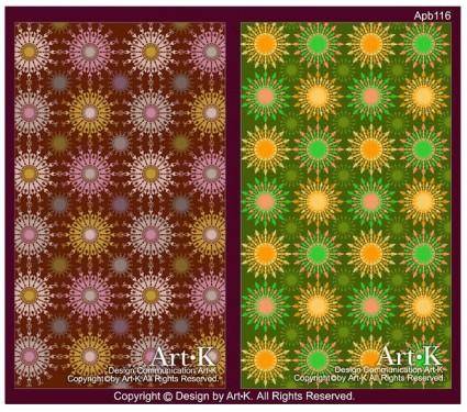 2 colorful flowers background base map vector artwork