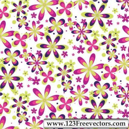 Free Seamless Flower Pattern