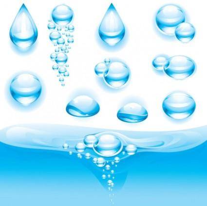 Fine water droplets 01 vector