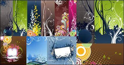 Variety of practical fashion trend of the background pattern vector material