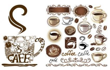 Coffee theme vector