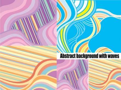 Abstract vector background provisions