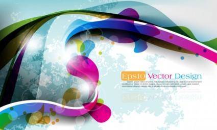 Abstract vector background object 05 vector