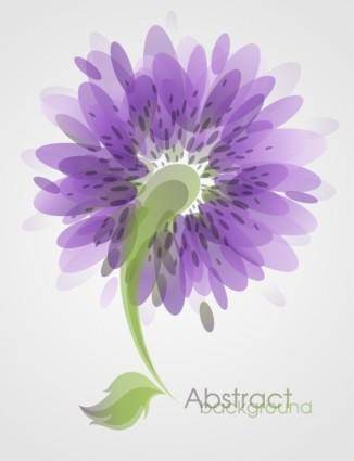 Abstract Flower Background Vector Art