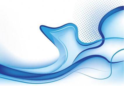 Abstract Blue Background Vector Graphic 5