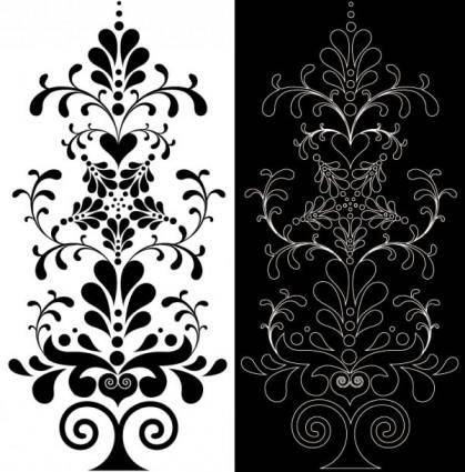 Classic lace pattern 06 vector