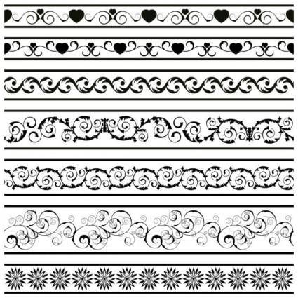 Classic lace pattern 10 vector
