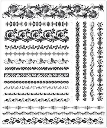 Exquisite lace pattern 02 vector