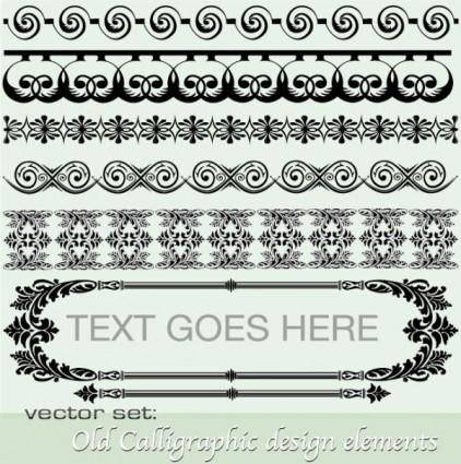 Classic lace pattern 01 vector