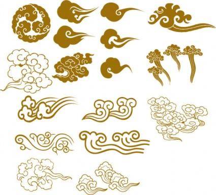 Traditional pattern xiangyun vector ai format