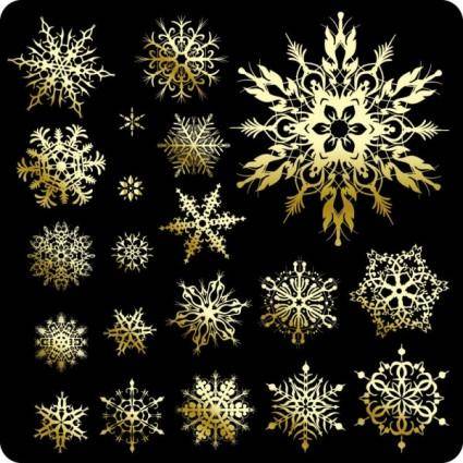 Beautiful snowflake pattern 05 vector