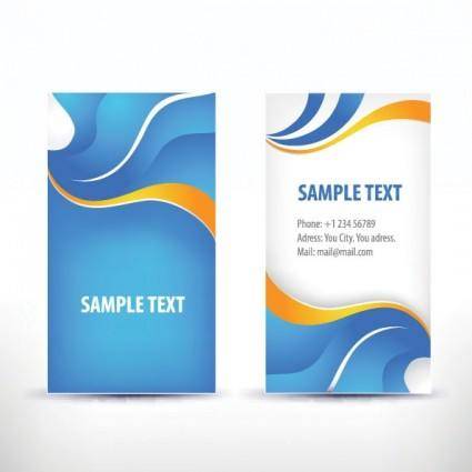 Simple pattern business card template 02 vector
