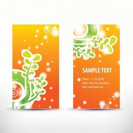 Simple pattern business card template 05 vector