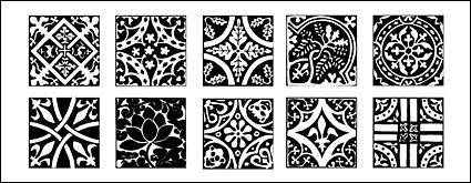 Chinese classical pattern vector pattern tile