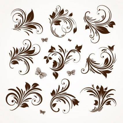 European classic lace pattern 05 vector
