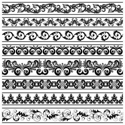 Black and white patterns 03 vector