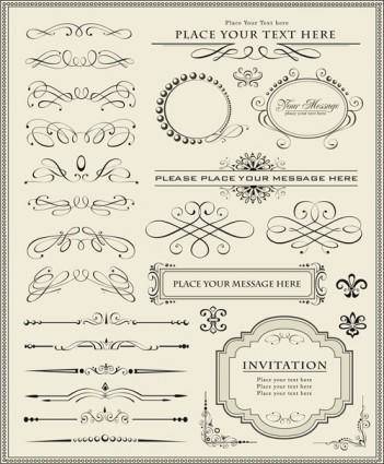 Europeanstyle lace pattern 02 vector