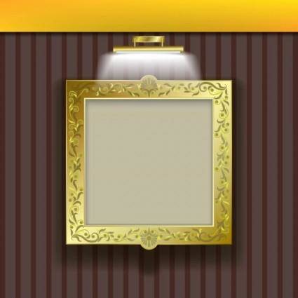 Classic pattern frame 01 vector