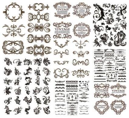 Are hundreds of gorgeous european pattern vector
