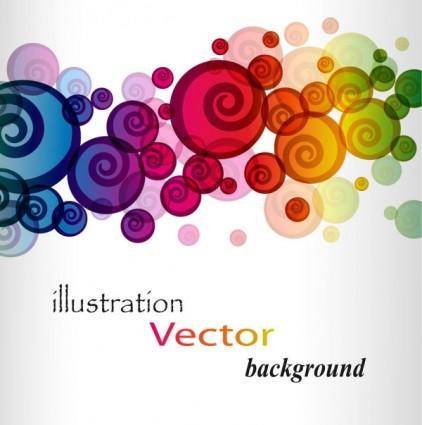 Brilliant colorful loop pattern 01 vector
