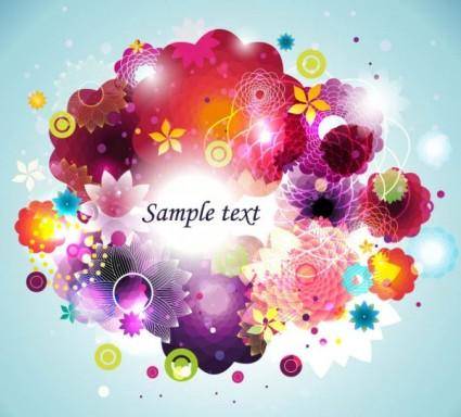 Colorful fashion pattern 05 vector