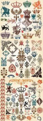 European classic pattern totem vector