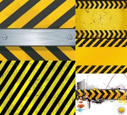 Warning with a pattern vector