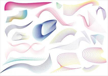 20 Vector Lines Swirls and Patterns