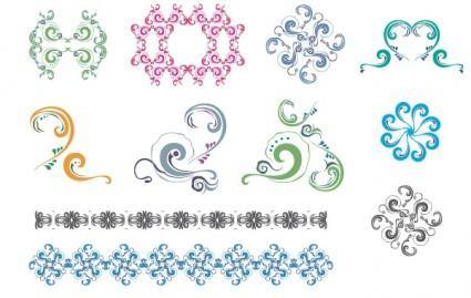 New free set: Colorful ornaments & patterns