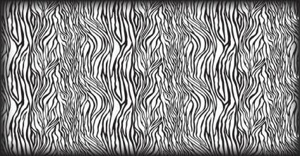 Seamless Zebra Pattern Vector