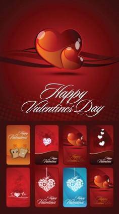 Valentine day card vector