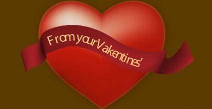Valentines heart free vector