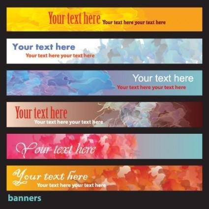 Brilliant dynamic banners 06 vector