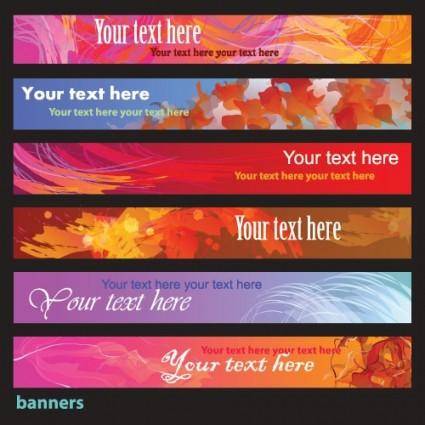 Brilliant dynamic banners 07 vector